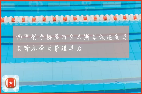 西甲射手榜莱万多夫斯基领跑皇马前锋本泽马紧追其后